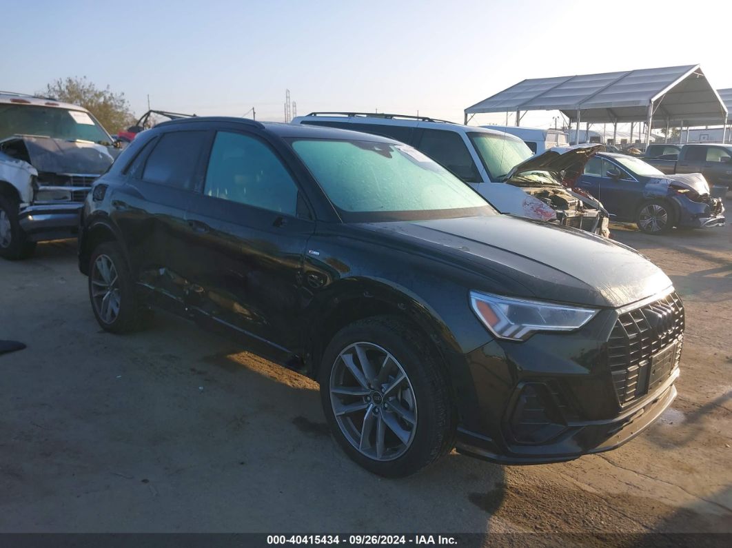 2023 AUDI Q3 PREMIUM 45 TFSI S LINE QUATTRO TIPTRONIC Black  Gasoline WA1DECF34P1072291 photo #1