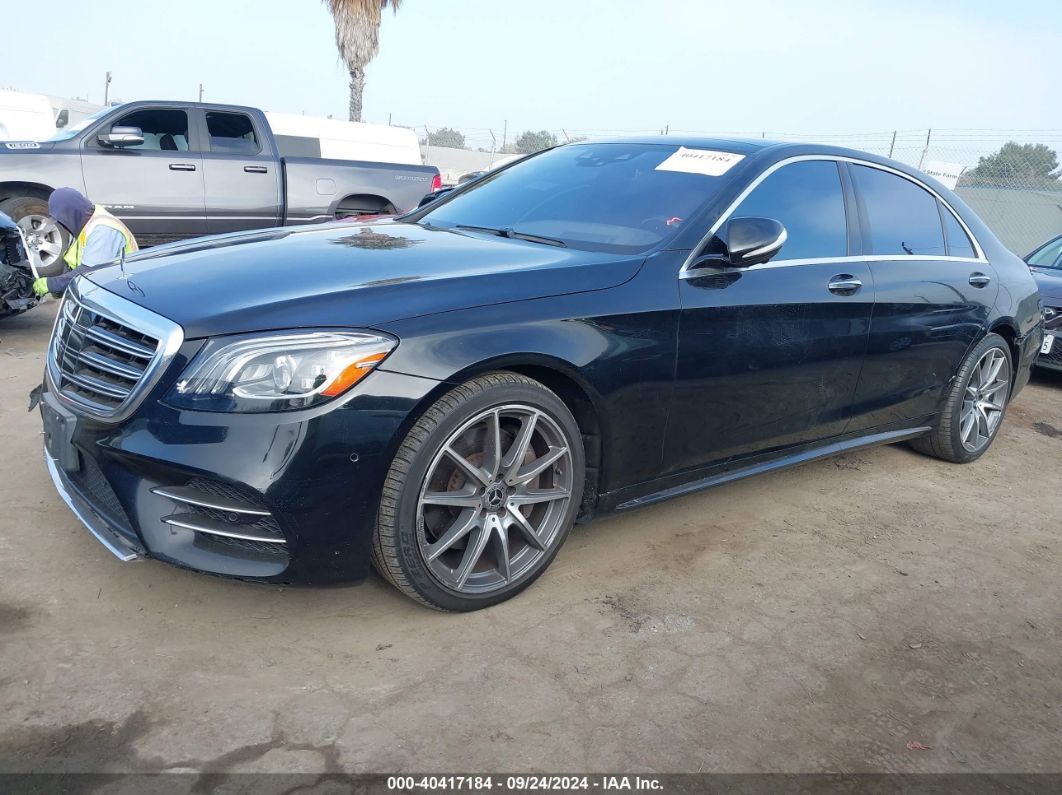 2018 MERCEDES-BENZ S 450 4MATIC Black  Gasoline WDDUG6GB9JA383560 photo #3