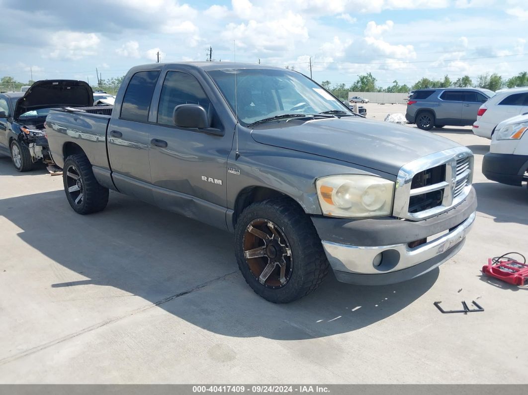 2008 DODGE RAM 1500 SLT Gray  Gasoline 1D7HA18228S600035 photo #1