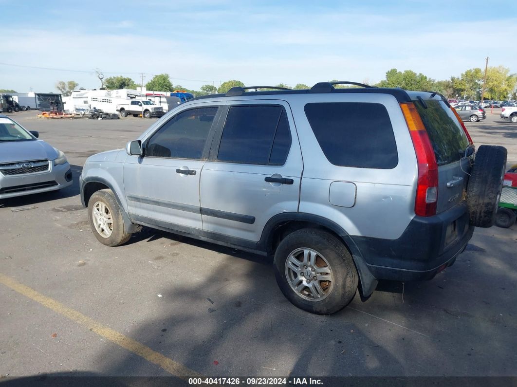 2002 HONDA CR-V EX Silver  Gasoline SHSRD78892U010179 photo #4