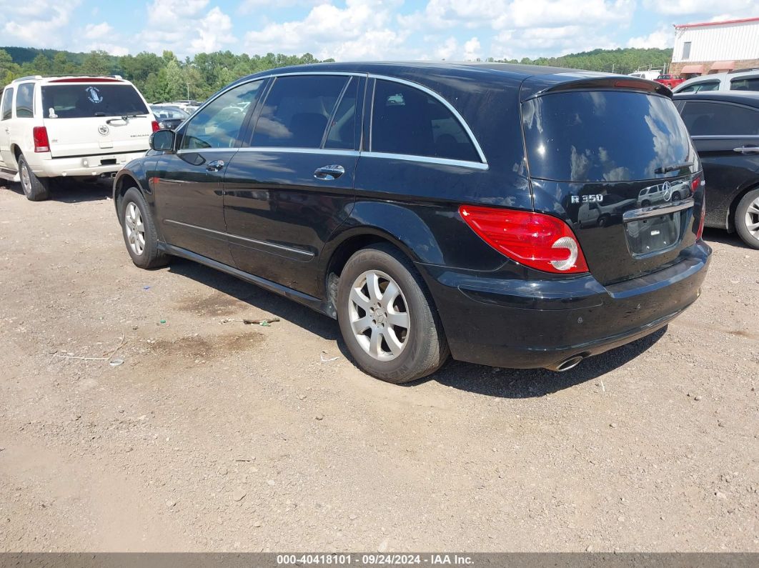 2007 MERCEDES-BENZ R 350 4MATIC Black  Gasoline 4JGCB65E37A058621 photo #4