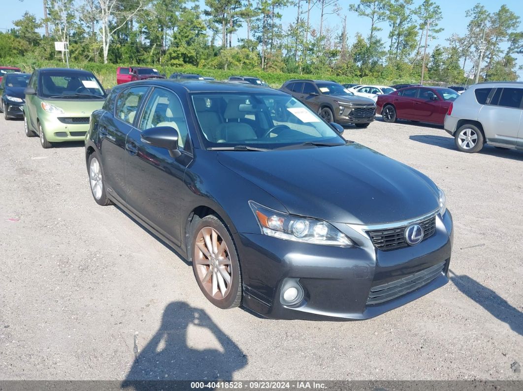 2011 LEXUS CT 200H PREMIUM Gray  Hybrid JTHKD5BH9B2011047 photo #1