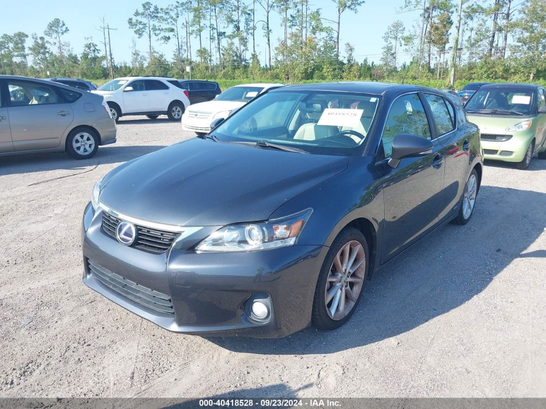 2011 LEXUS CT 200H PREMIUM Gray  Hybrid JTHKD5BH9B2011047 photo #3