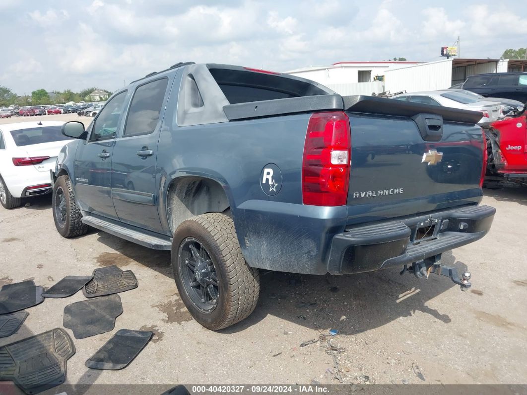 2011 CHEVROLET AVALANCHE 1500 LS Blue  Flexible Fuel 3GNMCEE04BG308941 photo #4