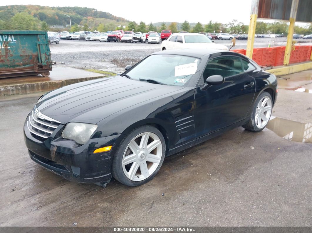 2005 CHRYSLER CROSSFIRE Black  Gasoline 1C3AN59L75X031992 photo #3