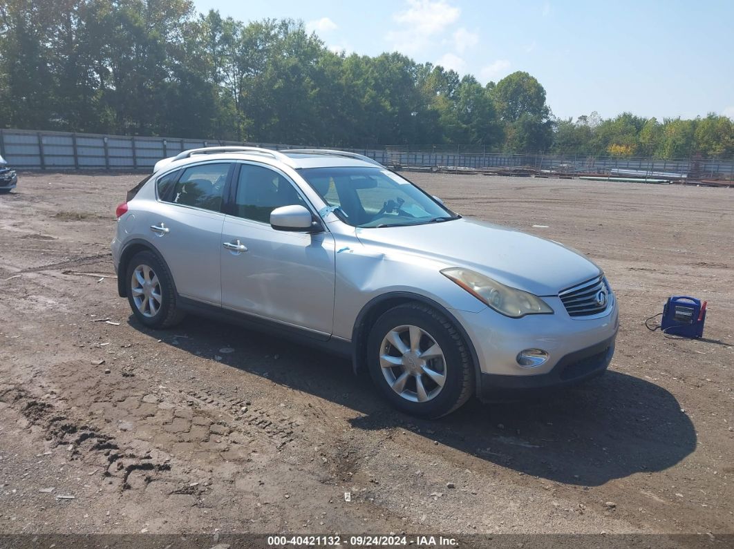 2008 INFINITI EX35 JOURNEY Silver  Gasoline JNKAJ09E38M305186 photo #1