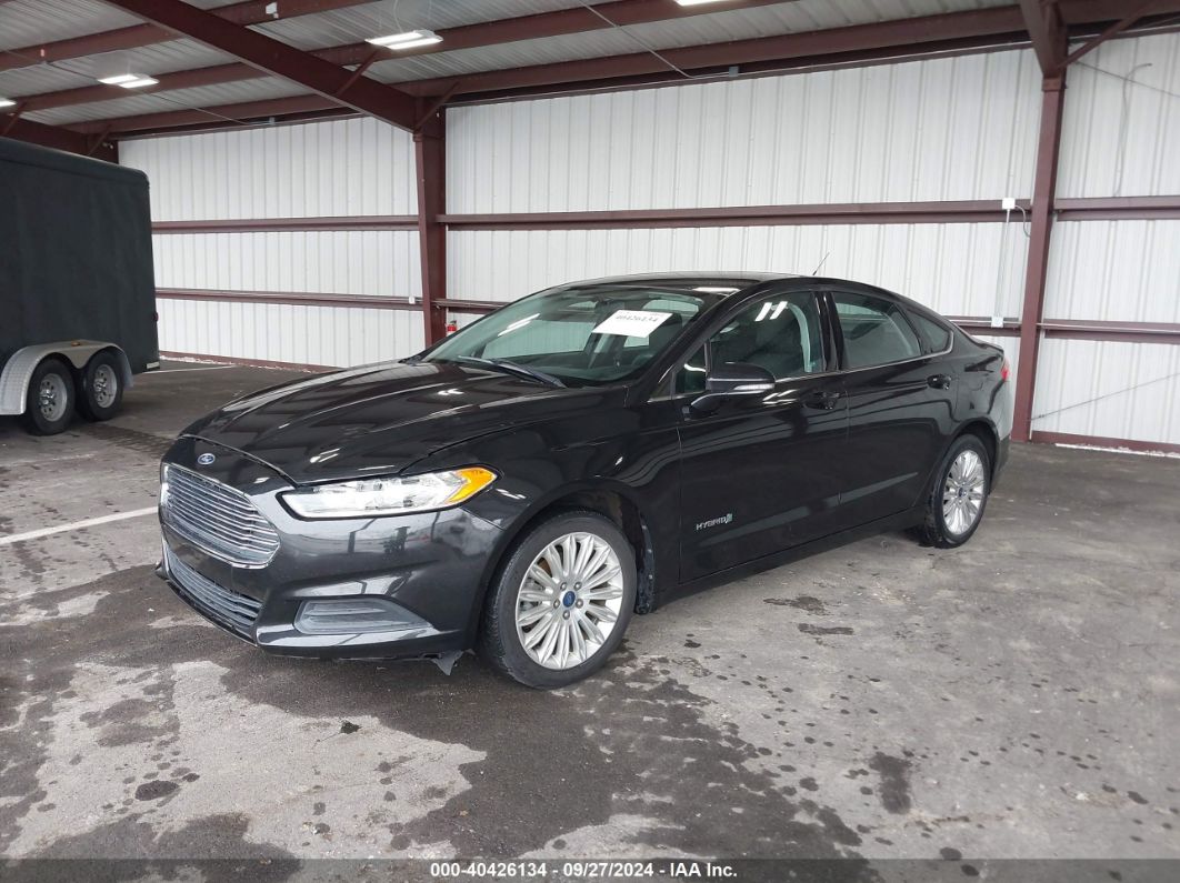 2013 FORD FUSION HYBRID SE Black  Gasoline 1FTCR14U6SPA18311 photo #3