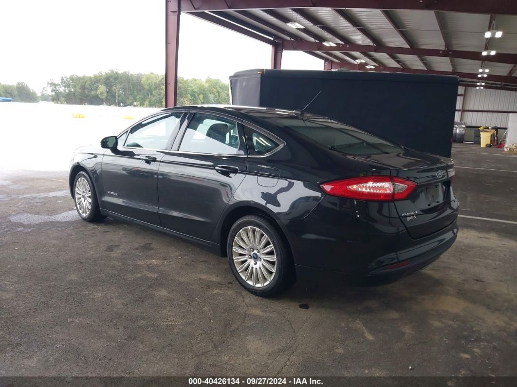 2013 FORD FUSION HYBRID SE Black  Gasoline 1FTCR14U6SPA18311 photo #4