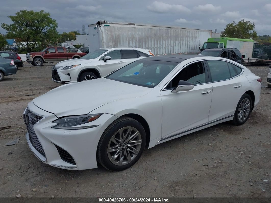 2022 LEXUS LS 500 White  gas JTHD51GF7N5010360 photo #3