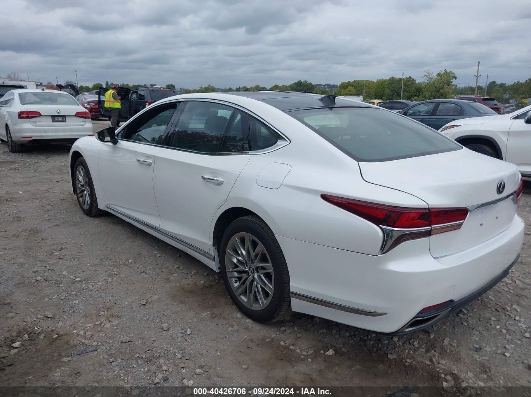 2022 LEXUS LS 500 White  gas JTHD51GF7N5010360 photo #4