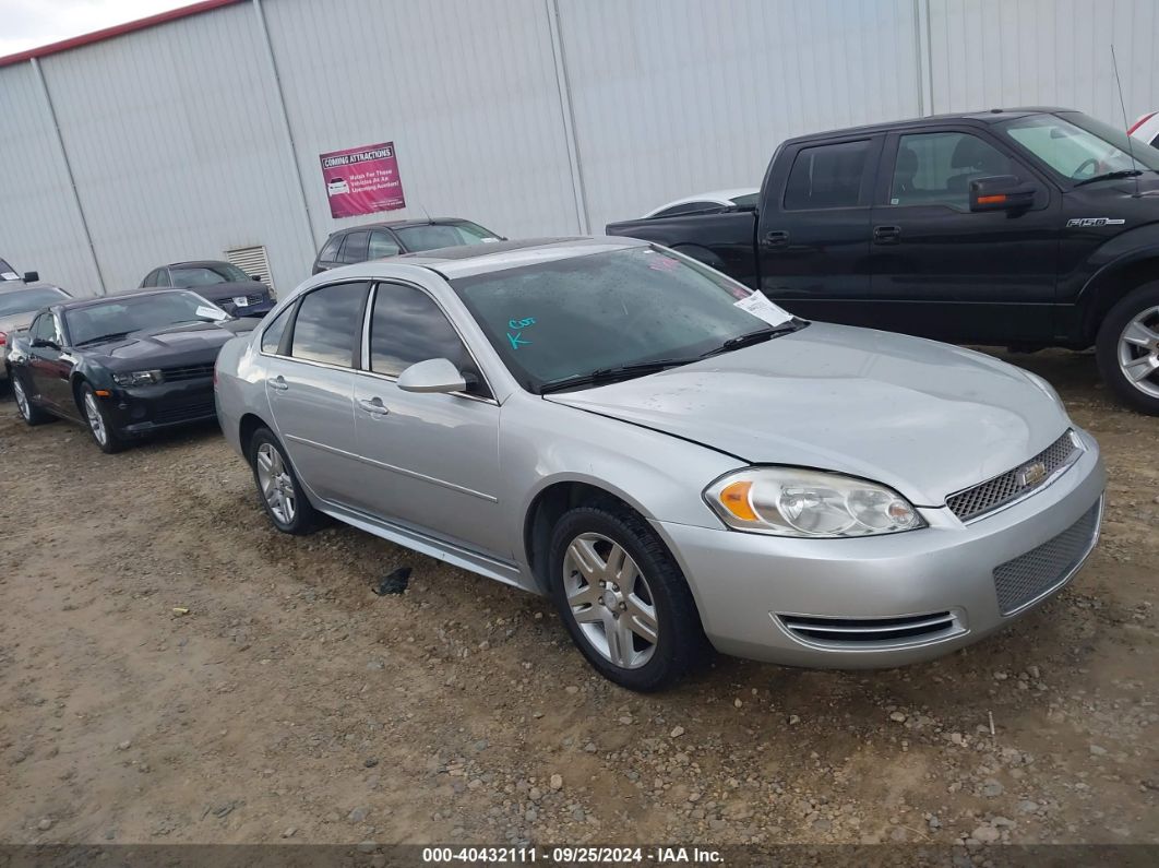 2014 CHEVROLET IMPALA LIMITED LT Silver  Gasoline 2G1WB5E31E1161028 photo #1