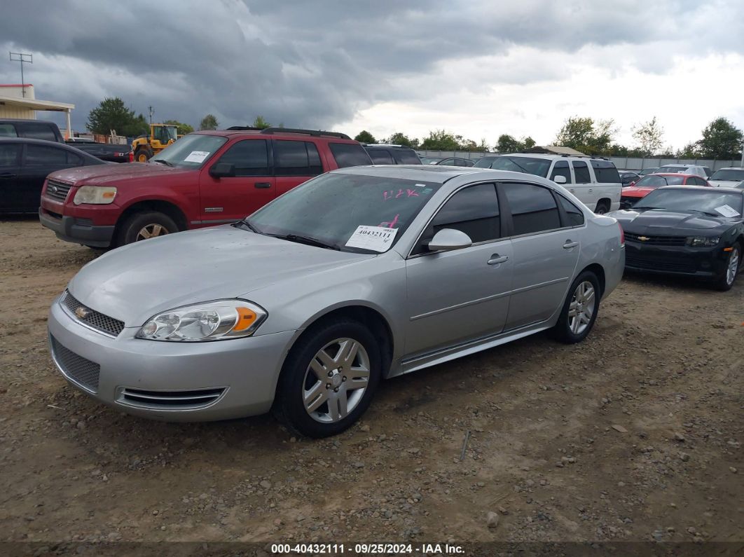 2014 CHEVROLET IMPALA LIMITED LT Silver  Gasoline 2G1WB5E31E1161028 photo #3