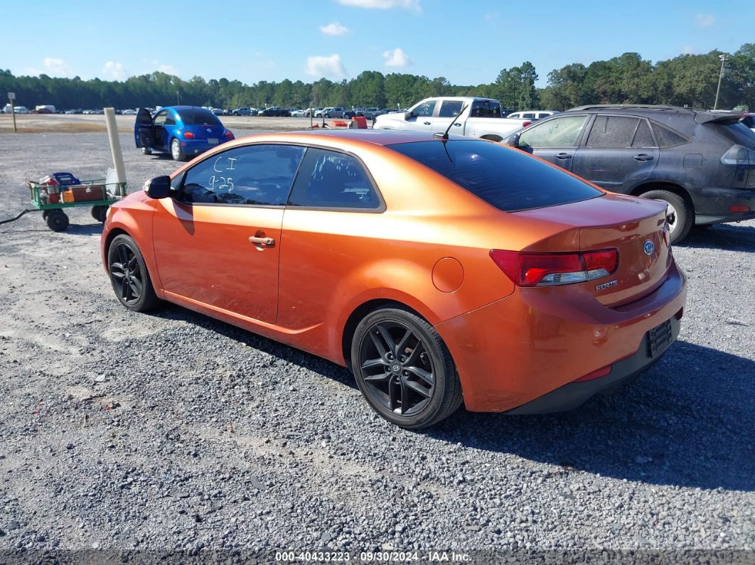 2010 KIA FORTE KOUP SX Orange  Gasoline KNAFW6A39A5170752 photo #4