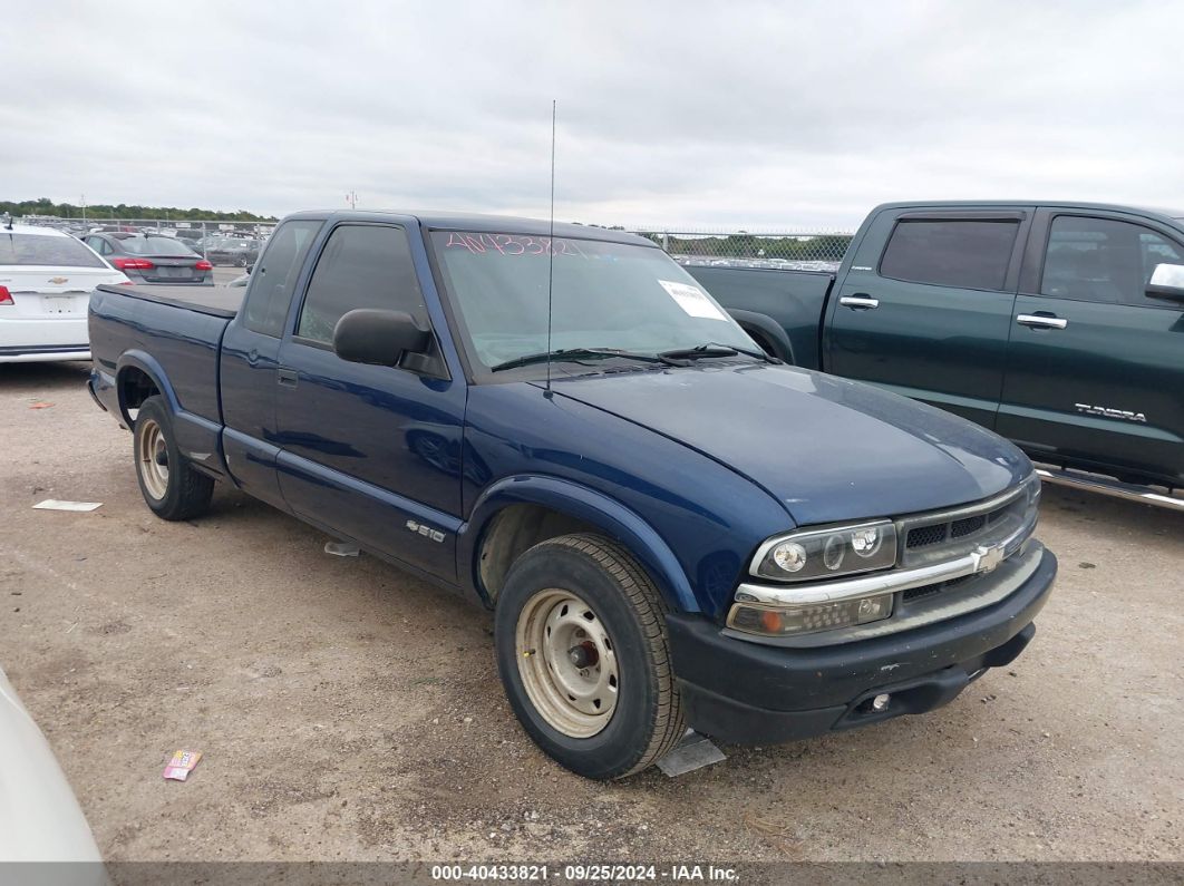 2002 CHEVROLET S-10 Blue  Flexible Fuel 1GCCS195628167799 photo #1