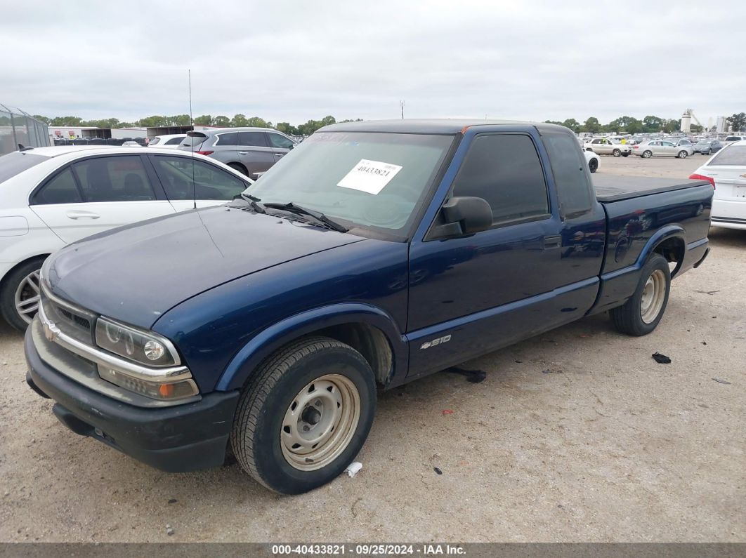 2002 CHEVROLET S-10 Blue  Flexible Fuel 1GCCS195628167799 photo #3