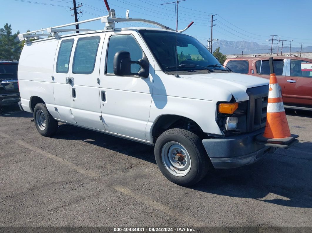 2013 FORD E-150 COMMERCIAL White  Gasoline 1FTNE1EW2DDB11304 photo #1