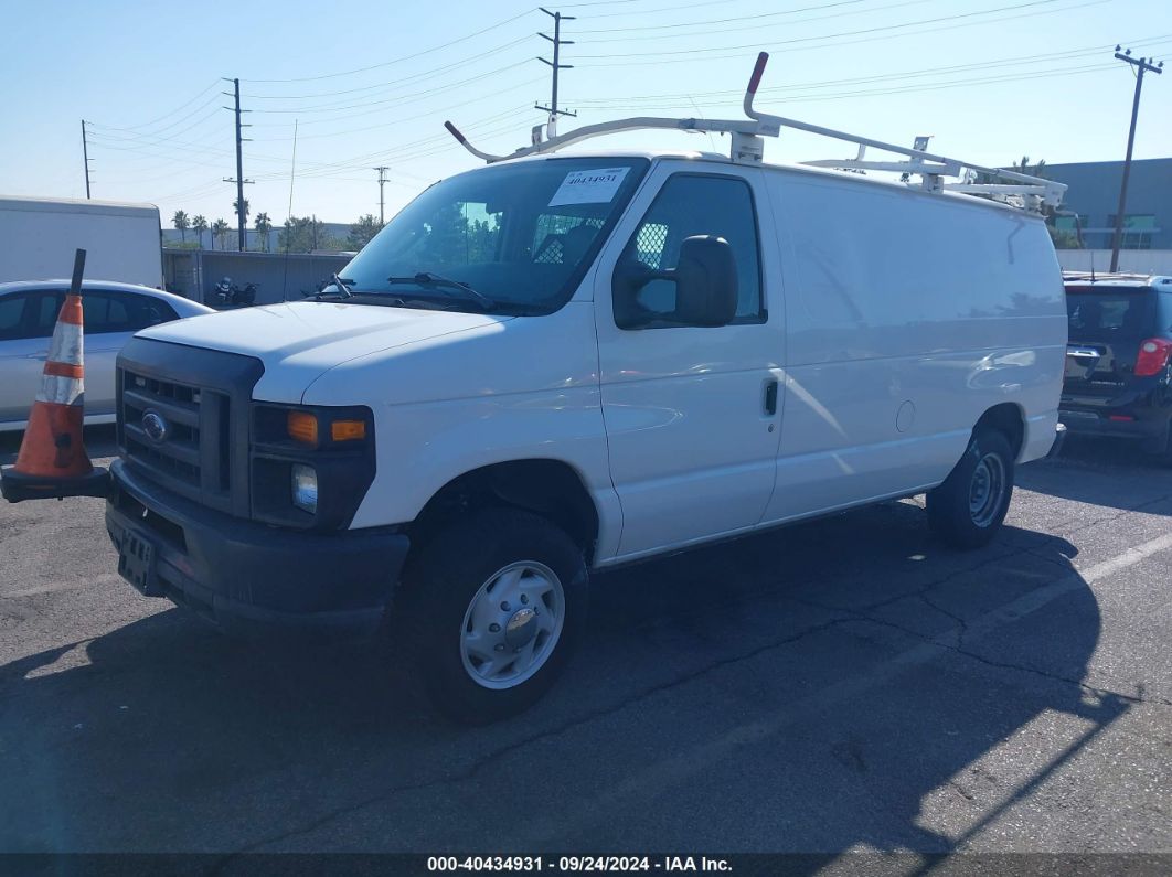 2013 FORD E-150 COMMERCIAL White  Gasoline 1FTNE1EW2DDB11304 photo #3