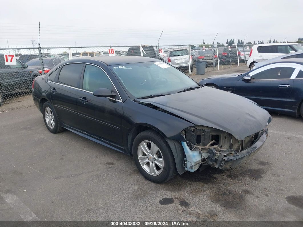 2015 CHEVROLET IMPALA LIMITED LS Black  Gasoline 2G1WA5E36F1112251 photo #1