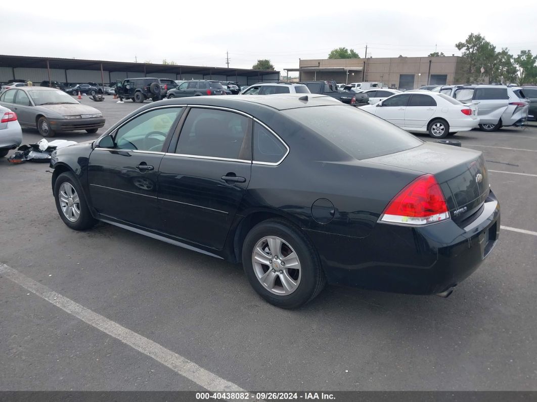 2015 CHEVROLET IMPALA LIMITED LS Black  Gasoline 2G1WA5E36F1112251 photo #4