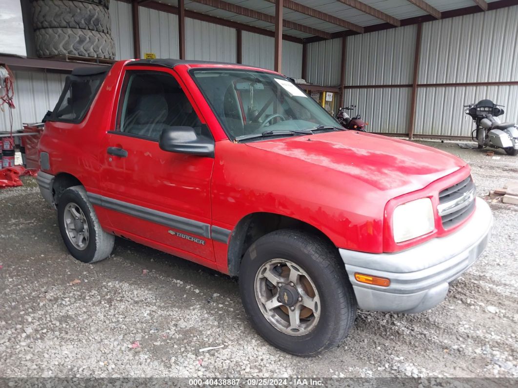 2000 CHEVROLET TRACKER Red  Gasoline 2CNBJ1864Y6906316 photo #1