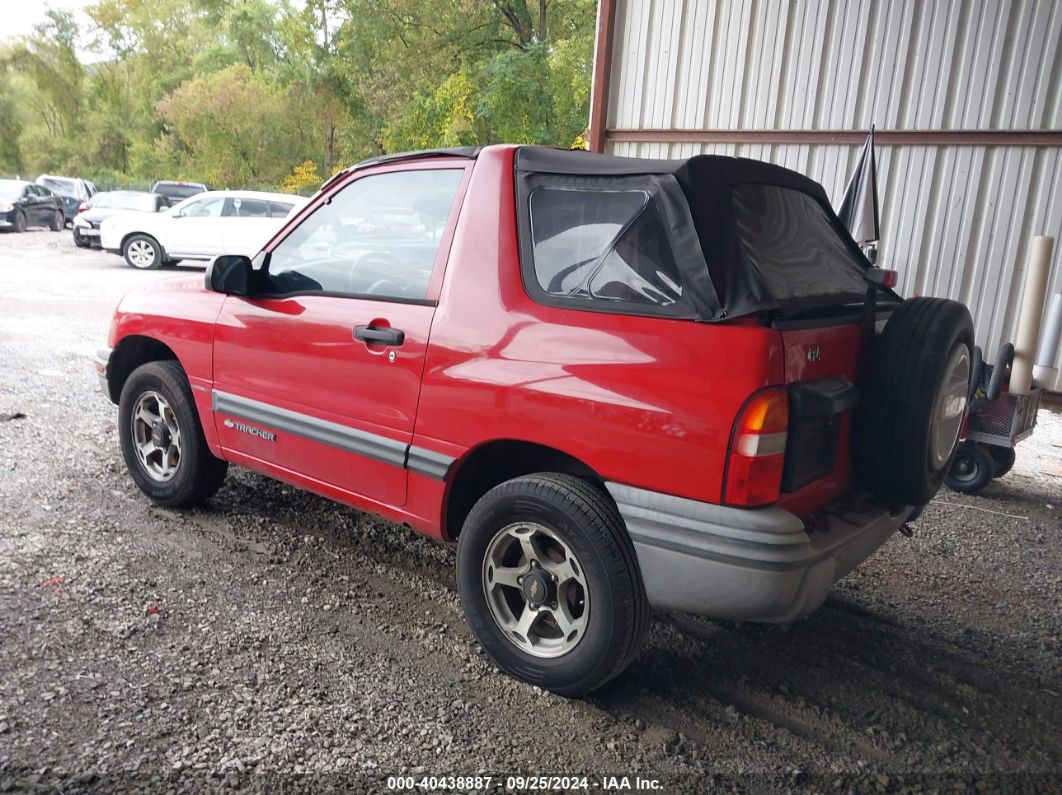 2000 CHEVROLET TRACKER Red  Gasoline 2CNBJ1864Y6906316 photo #4