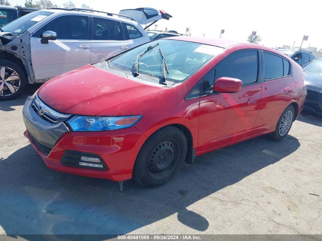 2012 HONDA INSIGHT Red  hybrid engine JHMZE2H3XCS006608 photo #3