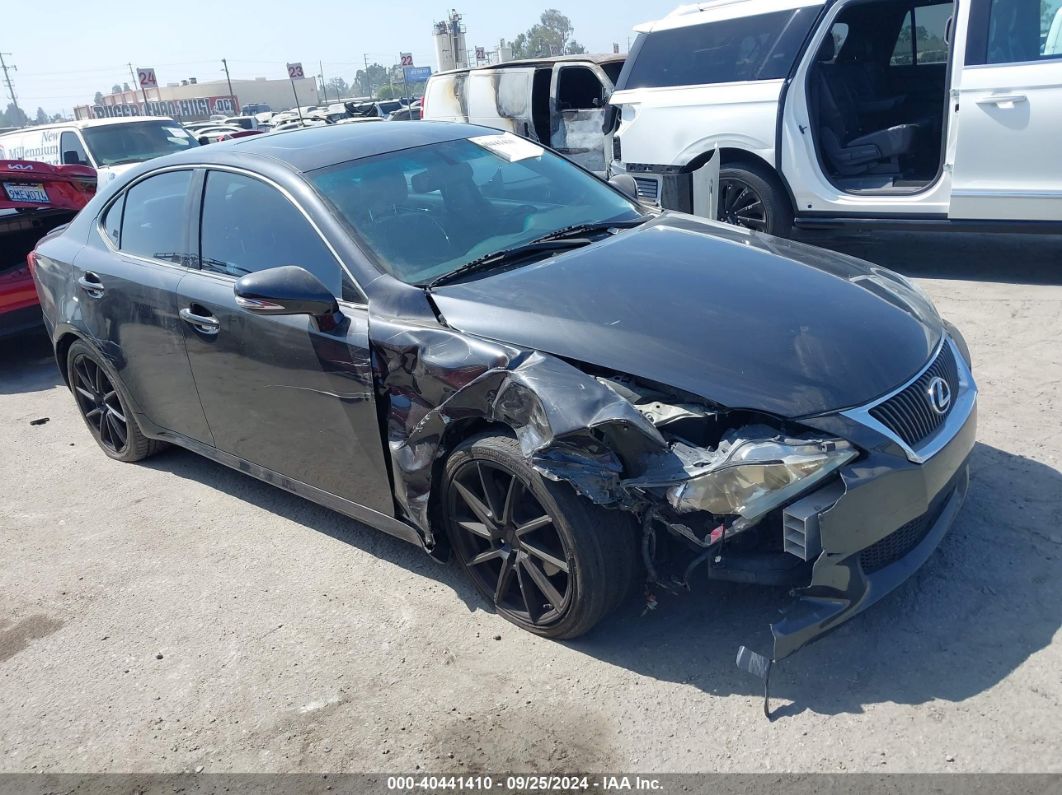 2010 LEXUS IS 250 Gray  Gasoline JTHBF5C22A5125277 photo #1