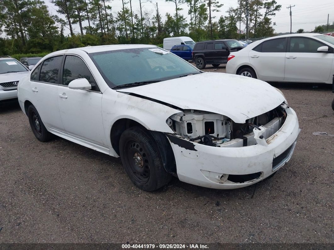 2014 CHEVROLET IMPALA LIMITED POLICE White  Gasoline 2G1WD5E35E1158045 photo #1