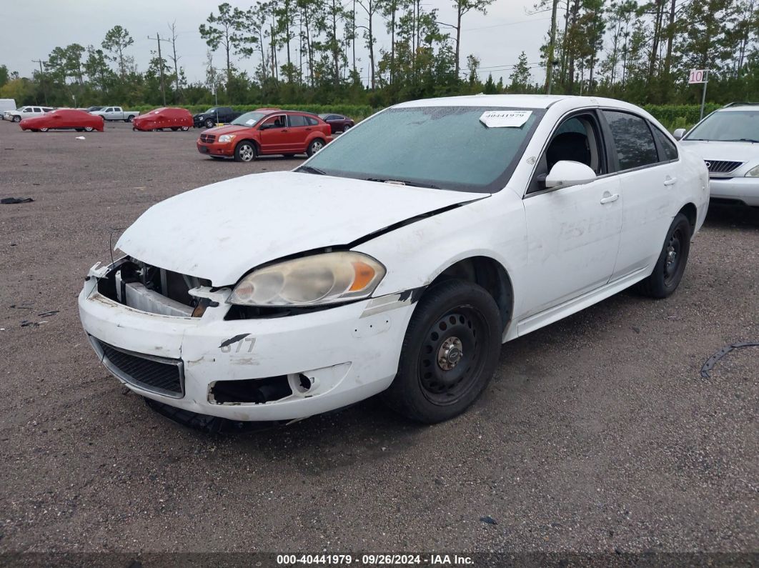 2014 CHEVROLET IMPALA LIMITED POLICE White  Gasoline 2G1WD5E35E1158045 photo #3