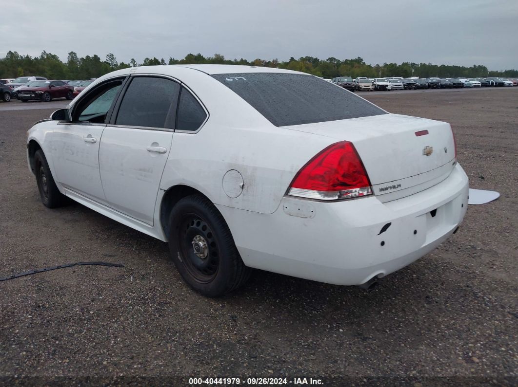 2014 CHEVROLET IMPALA LIMITED POLICE White  Gasoline 2G1WD5E35E1158045 photo #4