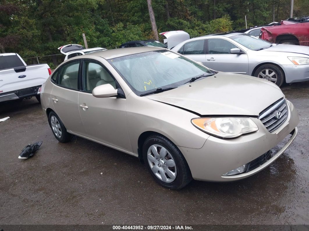 2008 HYUNDAI ELANTRA GLS/SE Beige  Gasoline KMHDU46D18U555059 photo #1