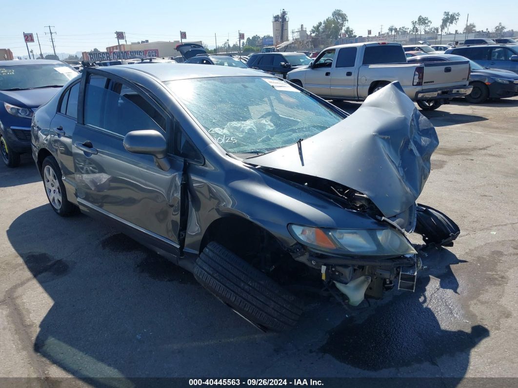 2011 HONDA CIVIC LX Gray  Gasoline 2HGFA1F50BH301562 photo #1