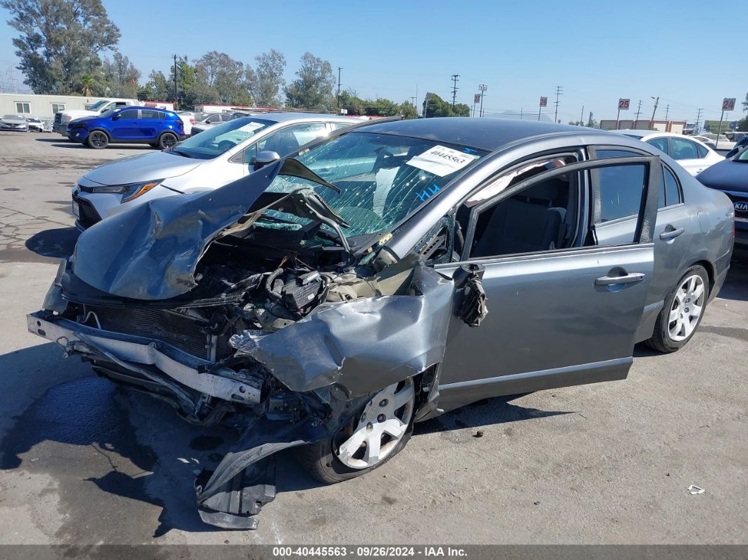 2011 HONDA CIVIC LX Gray  Gasoline 2HGFA1F50BH301562 photo #3