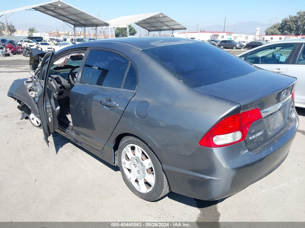 2011 HONDA CIVIC LX Gray  Gasoline 2HGFA1F50BH301562 photo #4