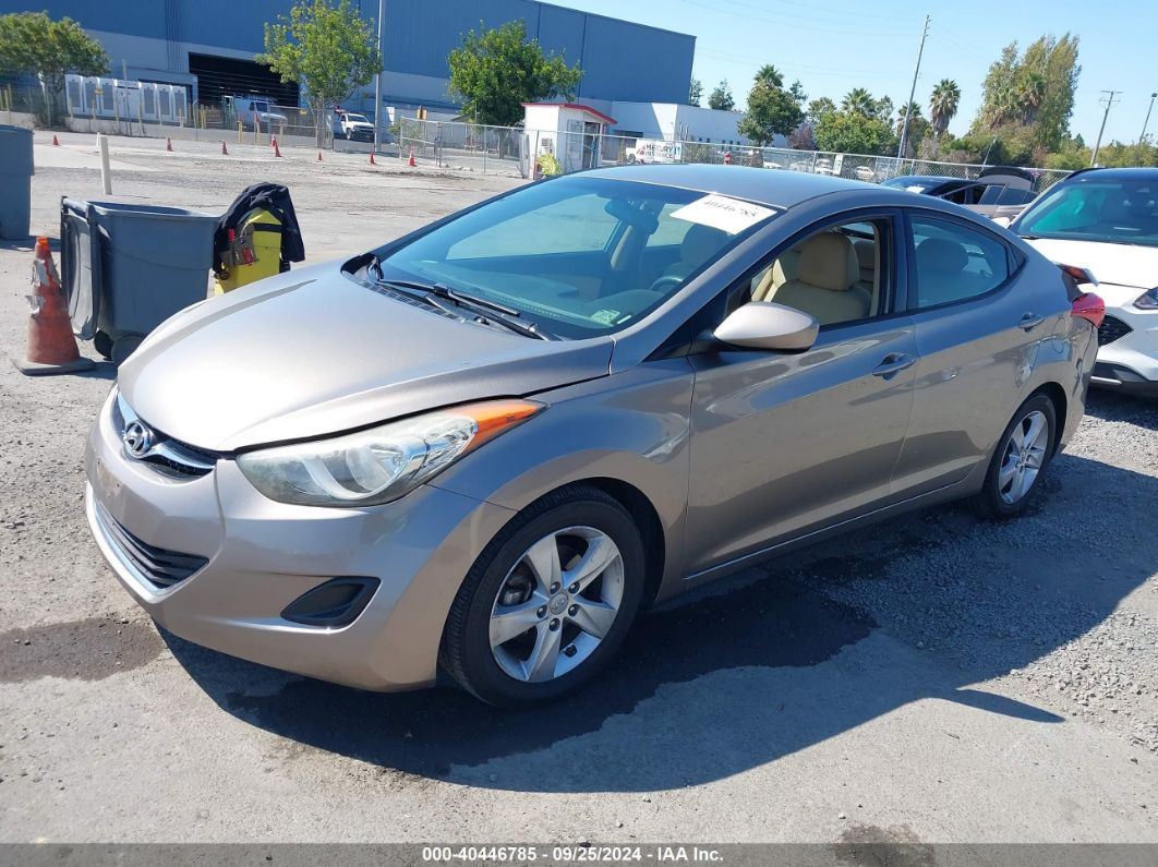 2013 HYUNDAI ELANTRA GLS Gray  Gasoline 5NPDH4AE6DH362919 photo #3