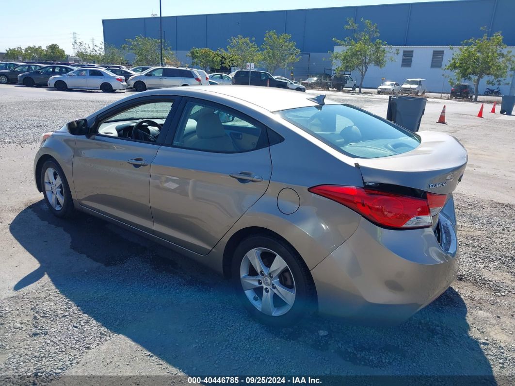 2013 HYUNDAI ELANTRA GLS Gray  Gasoline 5NPDH4AE6DH362919 photo #4