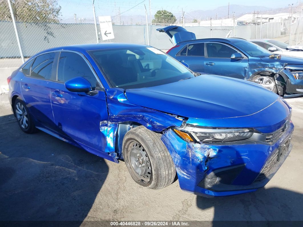 2023 HONDA CIVIC LX Blue  Gasoline 2HGFE2F29PH565337 photo #1