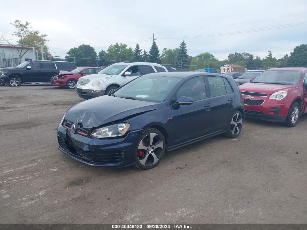 2017 VOLKSWAGEN GOLF GTI AUTOBAHN 4-DOOR/S 4-DOOR/SE 4-DOOR/SPORT 4-DOOR Blue  Other 3VW4T7AU3HM062050 photo #3