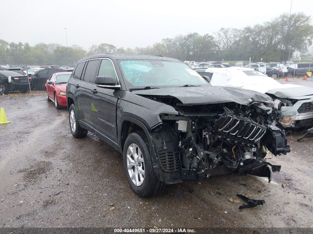 2022 JEEP GRAND CHEROKEE L LIMITED 4X4 Black  Gasoline 1C4RJKBG8N8578687 photo #1