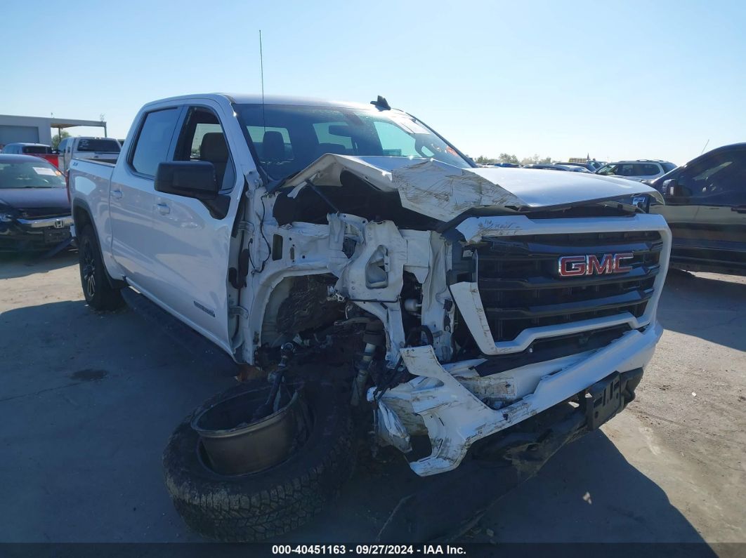 2020 GMC SIERRA 1500 4WD  SHORT BOX ELEVATION White  Gasoline 3GTU9CED8LG442402 photo #1