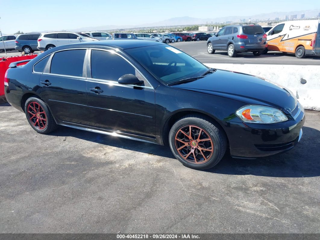 2016 CHEVROLET IMPALA LIMITED LT Black  Gasoline 2G1WB5E37G1105114 photo #1