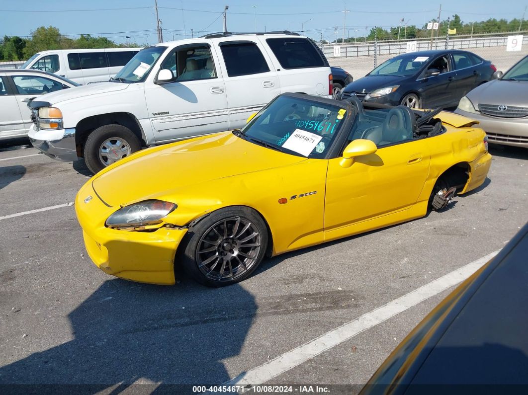 2004 HONDA S2000 Yellow  Gasoline JHMAP21464T004960 photo #3