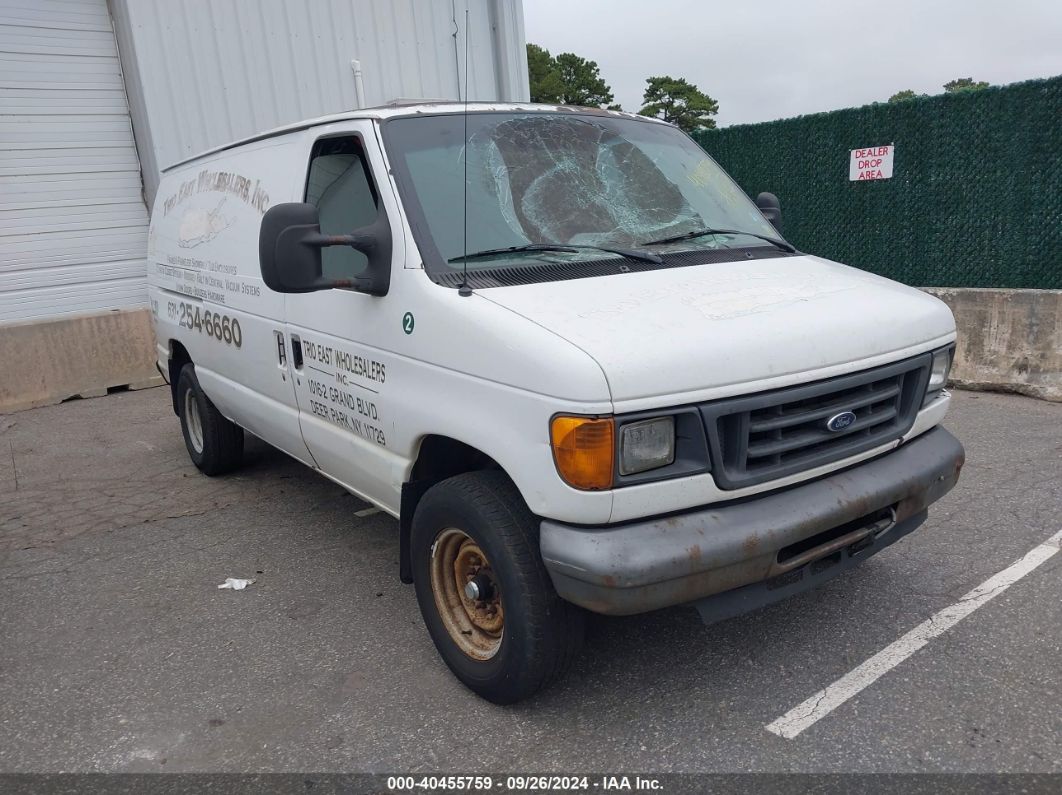 2007 FORD E-250 White  Gasoline 1FTNE24LX7DB40681 photo #1