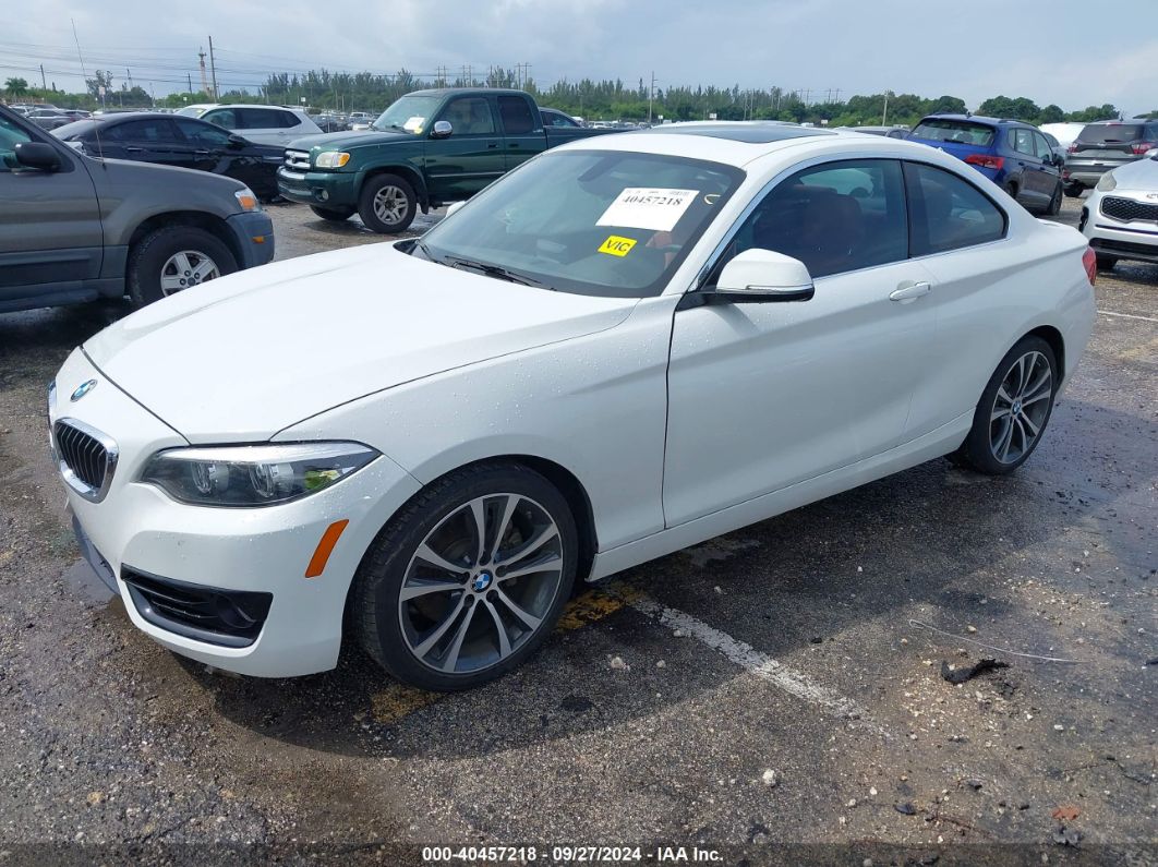 2018 BMW 230I White  Gasoline WBA2J1C56JVD09253 photo #3