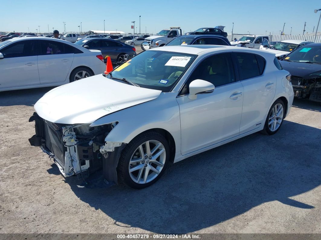 2016 LEXUS CT 200H White  Hybrid JTHKD5BH9G2267826 photo #3