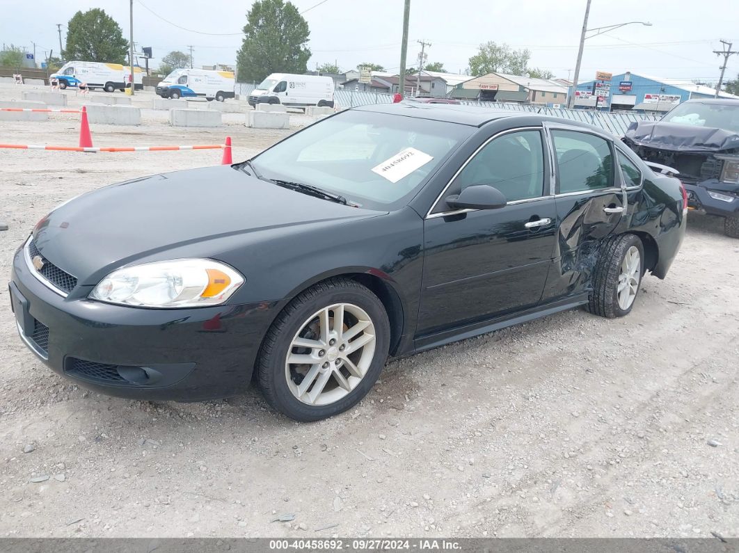 2015 CHEVROLET IMPALA LIMITED LTZ Black  Gasoline 2G1WC5E36F1147933 photo #3