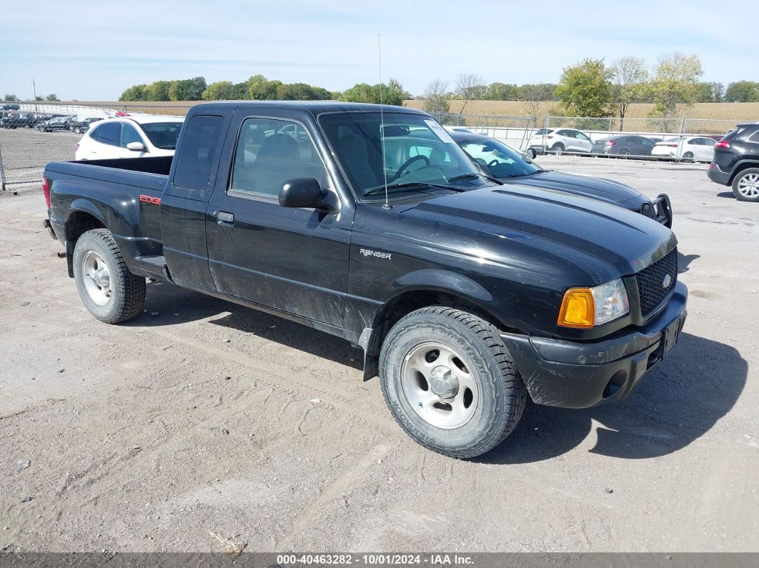 2001 FORD RANGER SUPER CAB Black  Gasoline 2FTZR15E91PB40774 photo #1