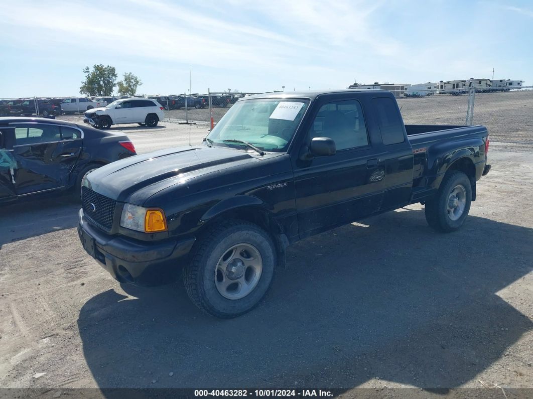 2001 FORD RANGER SUPER CAB Black  Gasoline 2FTZR15E91PB40774 photo #3