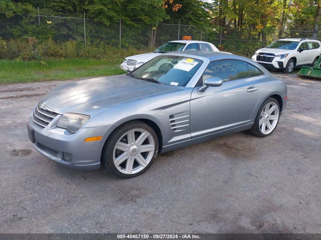 2004 CHRYSLER CROSSFIRE Light Blue  Gasoline 1C3AN69L44X015964 photo #3