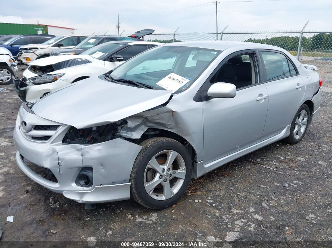 2013 TOYOTA COROLLA S Silver  Gasoline 2T1BU4EE6DC103069 photo #3